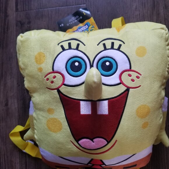 Nickelodeon SpongeBob SquarePants Plush Backpack - Picture 3 of 6